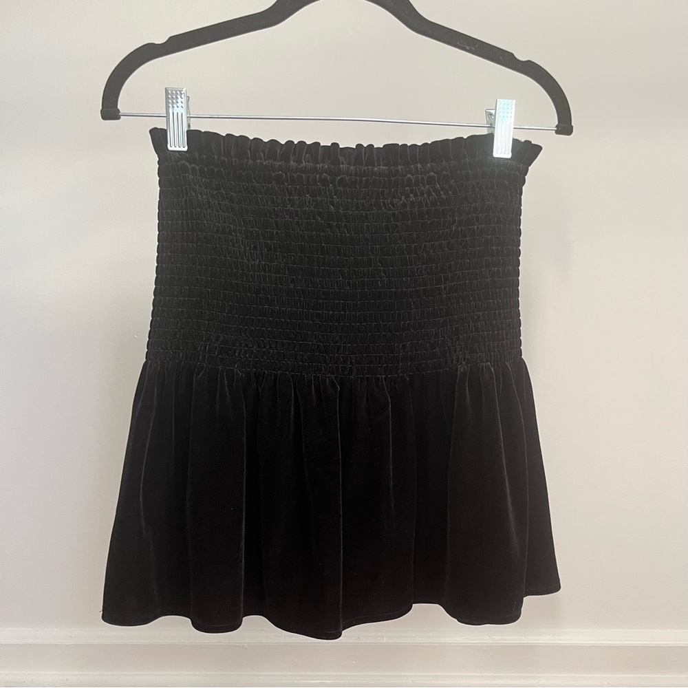 Zara Velvet Mini Skirt